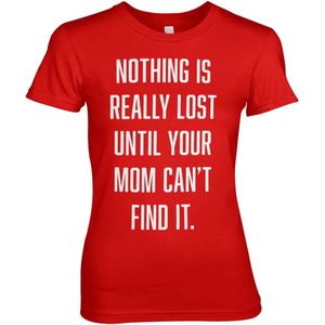 Hybris Nothing Is Lost Girly Tee Damen T-Shirt Red-S