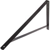 Plankdrager - Zwart - Metaal - 400 × 600 mm