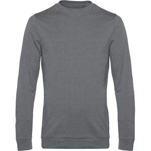 2-Pack Sweater 'French Terry' B&C Collectie maat L Elephant Grey