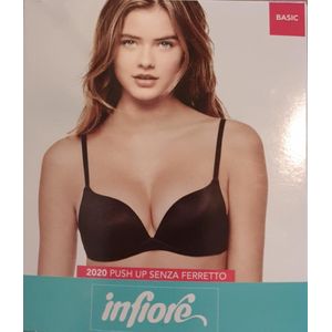 Prachtige push-up zonder beugels, kleur ZWART, Maat 75A/B