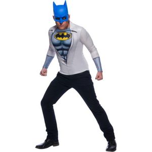 RUBIES USA - Batman t-shirt met blauw masker voor volwassenen - XL