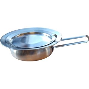 Premis - Ondersteek bedpan - RVS - Voor volwassenen - met deksel