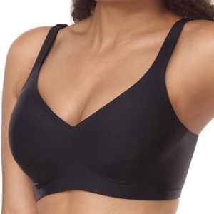 Zachte naadloze beha voor dames zonder beugel V-hals - ultracomfortabele zachte bralette - beha voor dagelijks gebruik - T-shirts beha