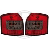 Audi - Set Achterlichten - Rood/Zwart - LED - ECE-getest