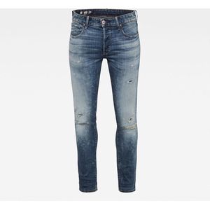 G-STAR 3302 Slim C Jeans - Heren - Faded Ripped Atlas - W29 X L32