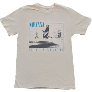 Nirvana - Live At Reading Heren T-shirt - 2XL - Grijs