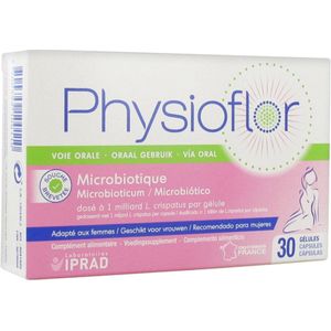 Physioflor - Probiotica - 10^9 CFU - Gastro-resistente Capsules - Frankrijk