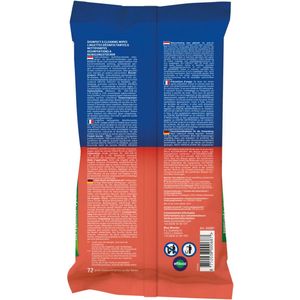 1 x Blue Wonder Desinfectie Reiniger Doekjes 72 stuks per verpakking - Reinigen - Desinfecteren - Schoonmaakdoekjes - Hygiëne - Bacteriën