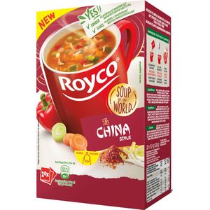 Royco - Minute Soup of the world China Style | pak van 20 zakjes - Instant soep poeder