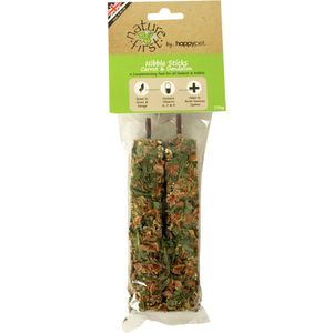 Happy Pet Nature First Knaagsticks Wortel / Paardenbloem 2 ST