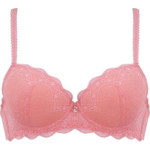 Naturana padded lace beugel BH maat 90C apricot