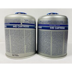 2 X Cadac gascartridge 445 gram met schroefdraad