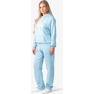 Quotrell - L'ATELIER PANTS - LIGHT BLUE/WHITE - S