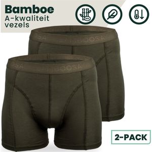 2-pack Lewis Bamboe Boxershorts - Khaki