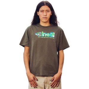 Cinelli Global Cycling T-shirt Met Korte Mouwen Groen S Man,Vrouw
