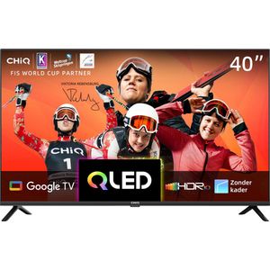 CHiQ L40QH7G - Smart TV 40 Inch - QLED Google TV - Full HD 1080P - WiFi
