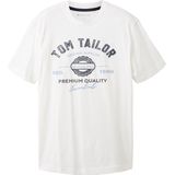 TOM TAILOR logo tee Heren T-shirt - Maat M