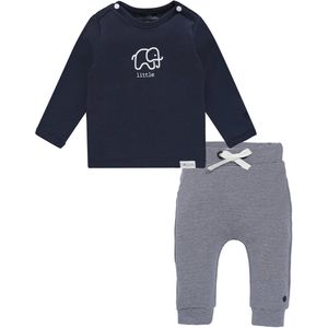 Noppies - Kledingset - 2delig - Broek Yip - Shirt Amanda navy - Maat 74