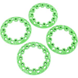 6 Inch ATV Wiel Deksel - Hub Bescherming - Plastic Banden Decoratie - Velg Beschermers - Universeel voor Go Kart ATV (GREEN)