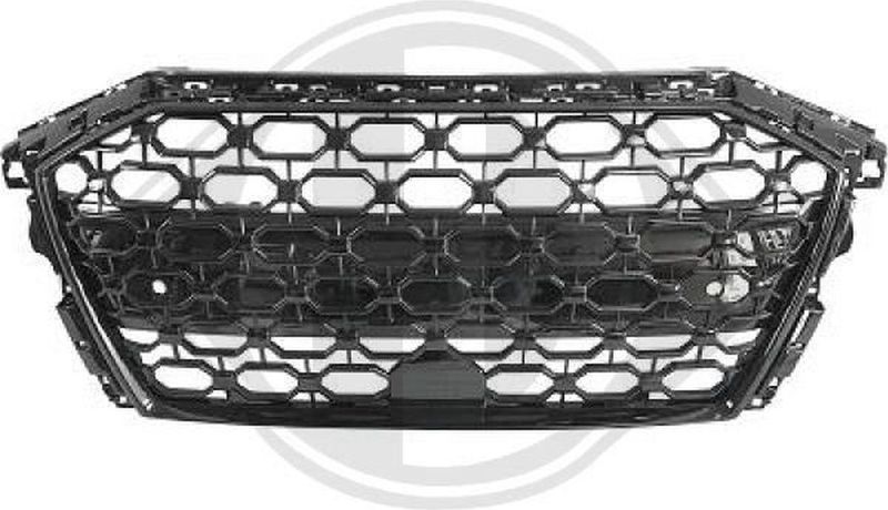 Diederichs - Radiateurgrille HD Tuning - Zwart - Rennsport-Optik