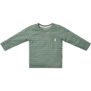 Little Dutch - Forest Friends - Longsleeve - Groen - Stripe-74