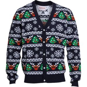Foute Kersttrui Dames & Heren - Christmas Sweater ""Kerst Vest"" - Mannen & Vrouwen Maat S - Kerstcadeau