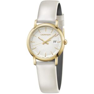Calvin Klein Established horloge  - Wit