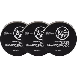 Red One - Full Force Aqua Wax - Zwart - Haarwax