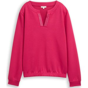 Tom Tailor Scuba-sweatshirt met strass-steentjes