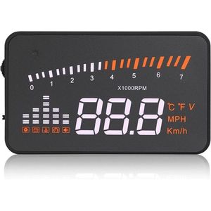 3'' Universele Display HUD OBD2 Interface LED Projector Systeem - Overleving Waarschuwing en Brandstofmeter voor Vrachtwagens .