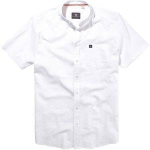 Jan Vanderstorm herren Overhemd Met Korte Mouwen - 43/44 - wit