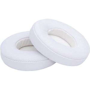 Vervangende Oorkussens voor Wireless Hoofdtelefoons - Memory Foam en PU Oorkussens - Wit