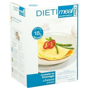 Dieti Omelet Kaas - 7 stuks - Maaltijdvervanger