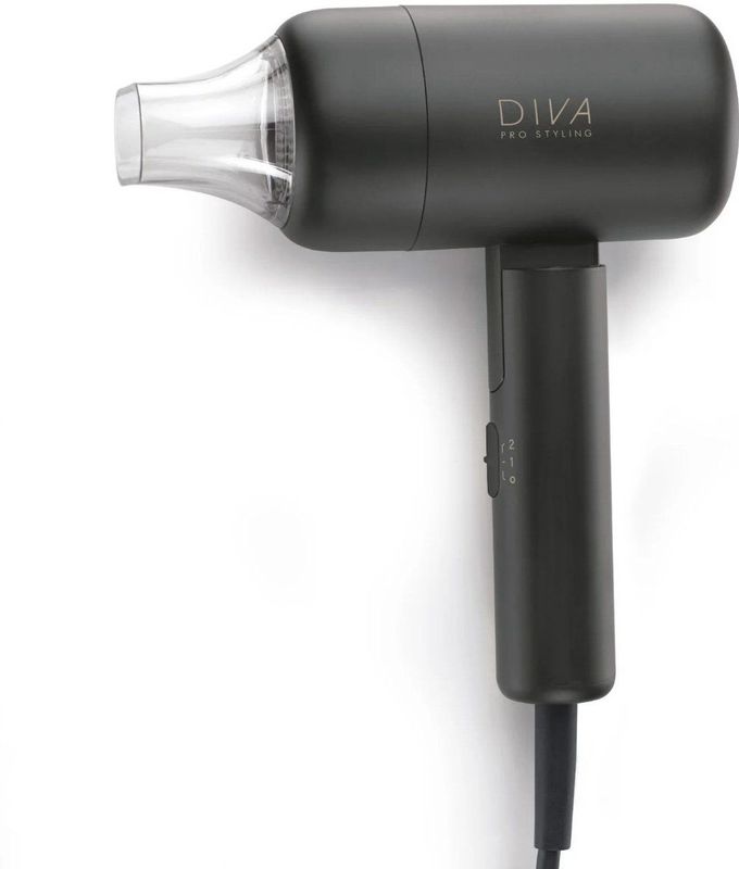 Diva Pro Styling - Jet Set 3000 Pro - Sèche-cheveux - Zwart - Ultra Compact en Lichtgewicht