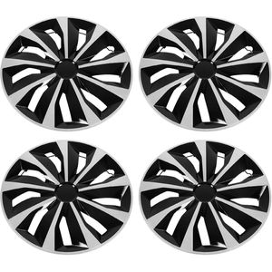 Allecto plus - Universele Wieldoppen Set 15 Inch voor 500 en Meeste Auto's - Elegant Design - Snelle Montage