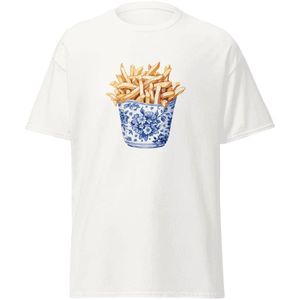 T-shirt Friet delfts blauw - maat S