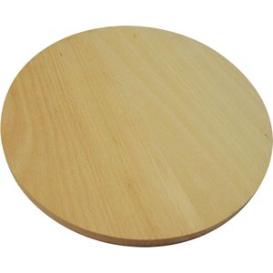 Houten snijplank voor pizza snijden - dubbelzijdig - 55cm - Ronde vorm