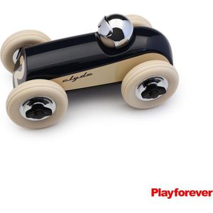 Playforever - Clyde Midnight - Raceauto - Zwart met Beige - ABS Plastic