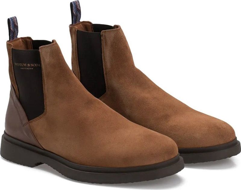 Scotch&soda Gallivant Suede Chelsea Boots Maat 42 Mannen