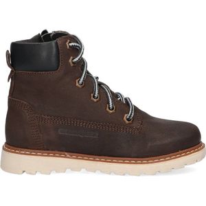 Braqeez 424580-T517 Jongens Veterboots - Bruin - Leer - Veters