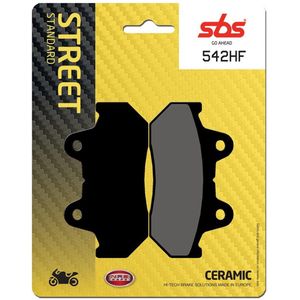SBS P542-HF - Remblokken - Zilver