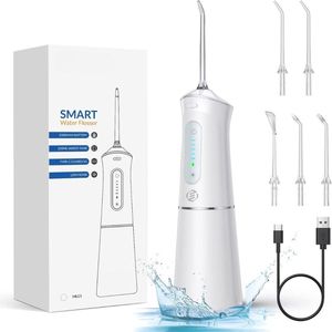 Equivera Waterflosser - Monddouche - Elektrisch Flosapperaat - Water Flosser - Waterflosser Draadloos - Water Flosser Draadloos - Draadloos en Oplaadbaar - Must have voor uw hygiëne!