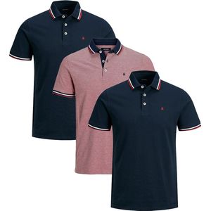 Jack & Jones Heren poloshirt 3 pack Paulos - Slim Fit