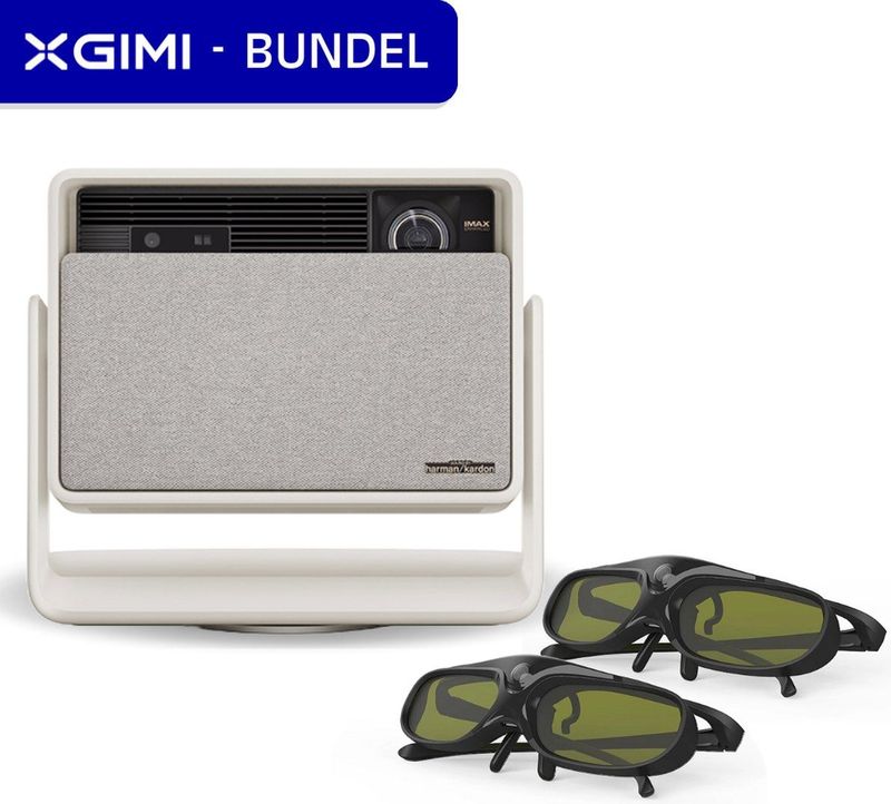 XGIMI Horizon S Max - 4K Smart-Projector - 2x 3D Bril - 3000 ISO Lumens