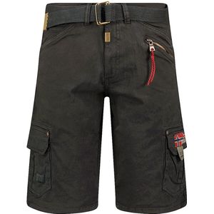 Geographical Norway Heren Korte Broek Palaga Zwart - L