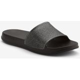 Women’s slides coqui tora black/silver glitter 37
