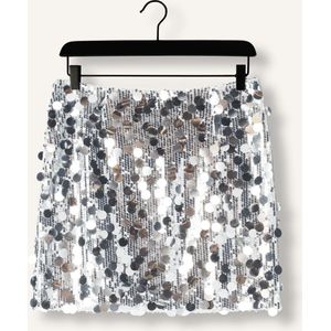 Notre-V - NV-EMERALD - Korte Rok - Zilver