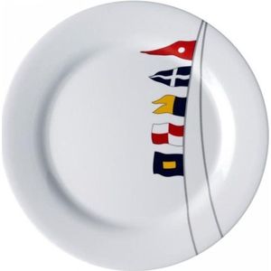 Dinerbord 25cm Regatta seinvlaggen