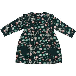 Frogs and Dogs - Magic Forest Flower Dress - - Maat 50 -