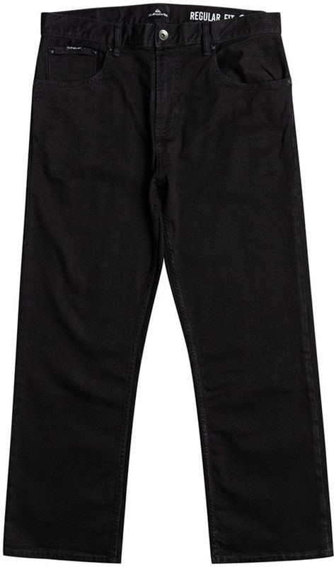 Jeans - Zwart - Katoen Elastaan - Reguliere Pasvorm